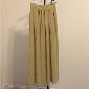 Forever 21 high waist long skirt